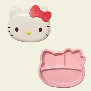 IOWFFOHGI 스케이터 얼굴 유치원 식판 뚜껑 아동 어린이 헬로키티