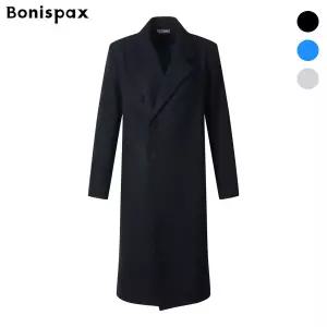 [롯데백화점]보니스팍스 오버핏 더블 롱 코트 (XP2CT002M0)