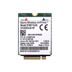 레노버 씽크패드 T440 W540 X240 용 EM7345 4G LTE / HSPA + 모바일 광대역 카드 WWAN 모듈, 04X6014