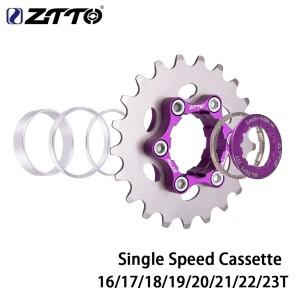 ZTTO MTB 단일 속도 카세트 톱니바퀴 16T 17/18/19/20T 1 자전거 HG Freewheel 변환 키트 6 볼트 디스크 허