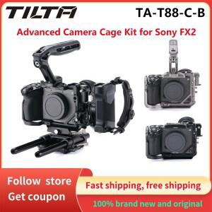 소니 호환호환 FX2용 TILTA 고급 카메라 케이지 (HDMI 클램프  제노 탑 핸들  아르카 베이스플레이트  파워