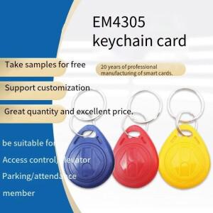 10/100Pcs ID T5577 125KHz 키 빈 칩 복사 재기록 가능 쓰기 EM4305 Keyfobs 태그 링 카드 근접 토큰 액세