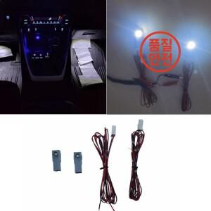 Toyota Mazda Subaru Yaris Camry Corolla 인테리어 라이트 풋 일루미네이터 커넥터 용 와이어가있는 2Pcs
