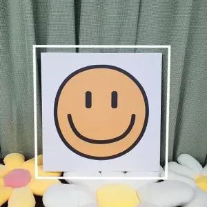 미소 그림 액자 인테리어 그림 방 꾸미기 아이방 소품 50cm 정사각형