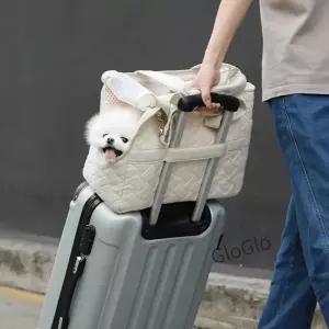 강아지 가방 애완동물 숄더백 소형 미니 자동차 시트 보호 여행