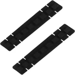 MOPFOL 2PCS 실리콘 자전거 프레임 체인스테이 프로텍터 - BMX 산악 도로 260x41mm 가드 스티커 강력