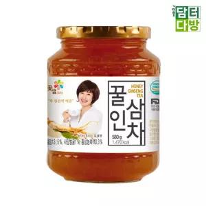 꽃샘 꿀인삼차 580g꿀 꿀차 꿀액상 꿀액 액상 사무실 탕비실 따뜻한