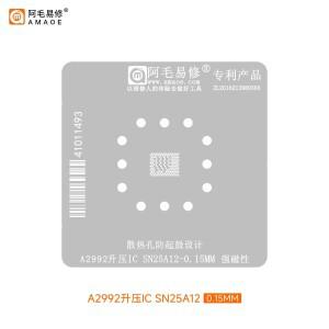 BGA 리볼링 스텐실 맥북 호환 M3 A3113/A2992 부스트 IC SN25A12