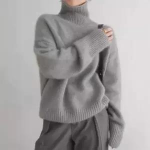 친절한탄씨 여성 긴팔 폴라티 겨울 목티 데일리 이너웨어 목올라오는 티셔츠 여자목티 포근한목티