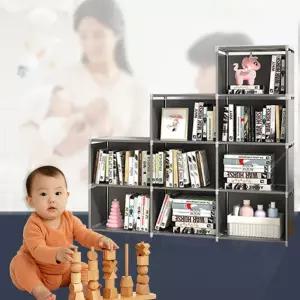 조립식 책장 DIY 인테리어 책꽂이 아이방 원룸 책장 책꽂이 전면 3단 4단 5단 미니 책선반