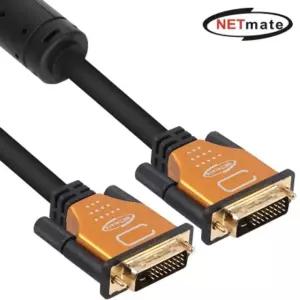 강원전자 넷메이트 DVI-D 듀얼 Gold Metal 케이블 0.5m NMC-DD05GZ