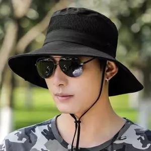 남자 중년 낚시 등산 햇빛 차단 사파리 챙 모자 코디 모자쇼핑몰모자종류 등산모자썬모자