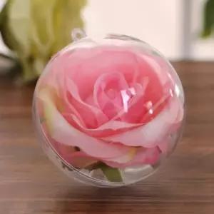 캡슐공 둥근캡슐 6p세트6cm 투명 추첨공 홈파티 분위기소품 플라스틱 뽑기 볼