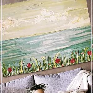 IKWE305D3 대형 유화 수평선 L 소품 인 포스터 집꾸미기 벽장식