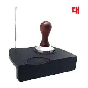 블랙템핑매트 1구 대 실리콘매트 템퍼수납 바리스타