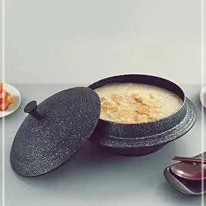 키친아트 가마솥 냄비 밥솥 누룽지 뚝배기 20CM 학교 관공서 돌솥 곱 계란찜 주물솥 압력