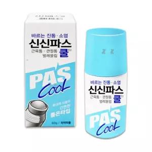 바르는 신신파스 쿨연고 60g-H/모기/벌레물림/근육통/통/바르는 파스/진통/소염/캠핑/여행/낚시/야외활