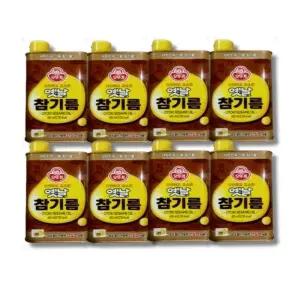 [보리담다] 오뚜기 옛날 참기름 450ml 8개