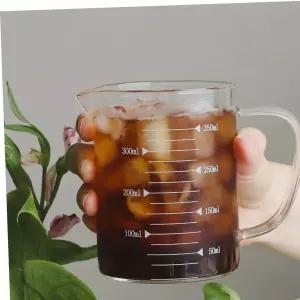 이유식계량컵 저그 손잡이 다용도 내열유리 계량컵 350ml