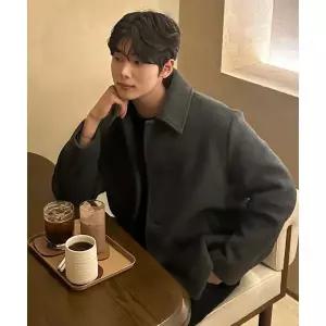 마인드브릿지 캐시가공 울 라이크 하프 코트 - 3color
