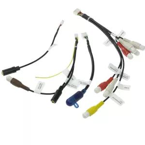 Xtenzi 4PCS 세트 XT91920 RCA 코드 어셈블리 하네스 자동차 오디오 비디오는 Pioneer DMH160BT DMH1700NEX