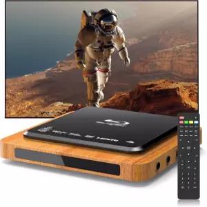 HDMI 및 AV 돌비 디지털 USB 재생 지역 A1 블루레이 1 DVD 지원을 갖춘 1080P 풀 HD 플레이어 리모컨