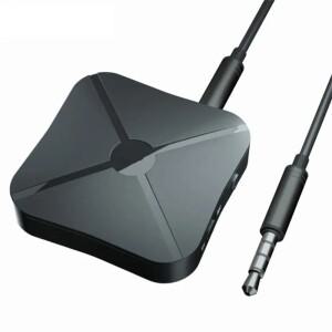 Bluetooth 5.0 오디오 수신기 2 IN 1 RCA 3.5MM AUX 잭 USB 동글 스테레오 무선 어댑터 (자동차 TV PC 헤