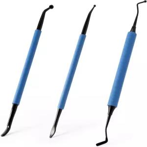 고메이크 윈도우 틴팅 키트 3PCS 스테인리스 스틸 팅 씰 도구 트림이나 몰딩 부위에 비닐 랩을 고정하거나