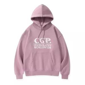 코드그라피 CBDWUTH006IP 후드티 그래픽후드 스퀘어 로고 페일핑크 4305710 252551