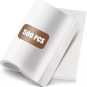 Feifeiya 500매 16 x 24인치 유산지 시트 미리 재단된 논스틱 베이킹 요리 그릴 튀김 찜용 풀 팬 라이너