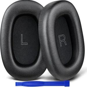 SOULWIT 흑백용 이어패드 PX7 S2 - 블랙 Bowers Wilkins 헤드폰에 맞지 않음