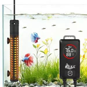 AQQ800W 수족관 히터 디지털 온도 조절기 과열 및 건식 작동 보호 기능이 있는 어항 90-150갤런 담수