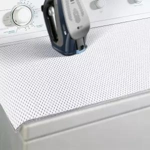 휴대용 다림질 매트 31.5 x18 4D 내열성 세탁기/건조기 또는 테이블 상판용 보드 대체 커버 접이식