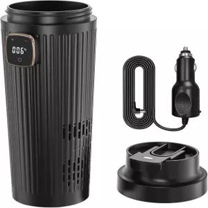 12V 지능형 냉각·가열 및 일정 온도 유지 컵 350ml 터치 스크린 머그 42°F~176°F 조절 가능한 빠른