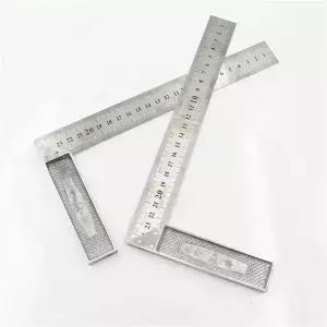 스테인레스 스틸 스케일이 있는 250/300mm 알루미늄 핸들 오른쪽 측정 각도 사각자