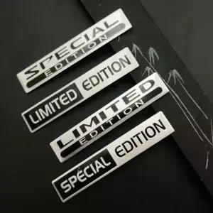 3d 알루미늄 스페셜 에디션 로고 판 엠블럼 스티커 자동차 인테리어 외부 장식 데칼 오토바이 액세서리