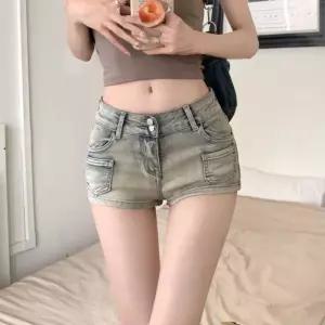 숏팬츠 워싱 청 빈티지 청바지 핫팬츠 데님