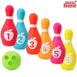 리틀히어로 말랑말랑 볼링놀이 (LH3019)/유아/장난감/어린이/선물/체육/교구/놀이/활동