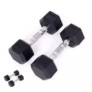 x 홈트아령 팔운동아령 PEV 덤벨 육각 4kg 2개 세트