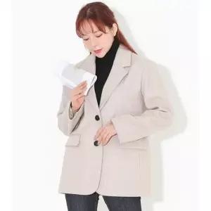 [하프클럽/골피아]로엘츠 오버핏 모직 자켓 반코트