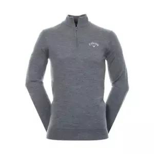 25FW 캘러웨이 집업 니트 CGGF80M1038 STEEL HEATHER DOM