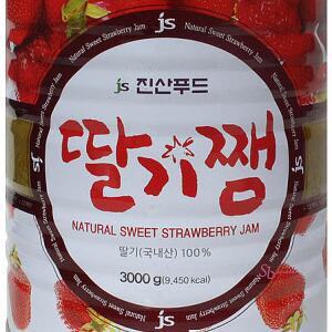 딸기잼 대용량 3Kg 진산푸드 딸기쨈 토핑용 업소용 스트로베리 식자재 발라먹는 식품klm582