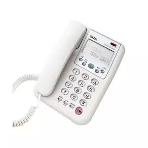 유선전화기 GS-486CN 화이트 GNTEL 집 사무용 발신자표시 플래시 재다이얼기능