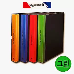고정식 60매 폴더화일 클리어화일 폴더파일 그린 관공서 학교 낱장화일 모닝글로리 엘홀더 A4