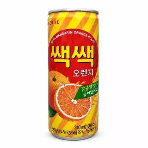 롯데칠성음료 쌕쌕 오렌지 240ml 30개