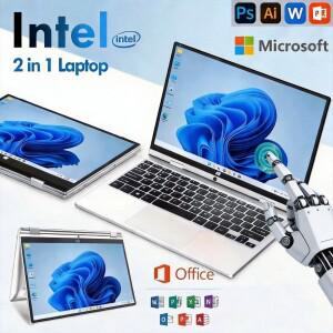 11.6인치 2-in-1 터치스크린 인텔 노트북 태블릿 윈도우 11 프로 8GB DDR4 램 128GB/256GB/512GB SSD 휴대