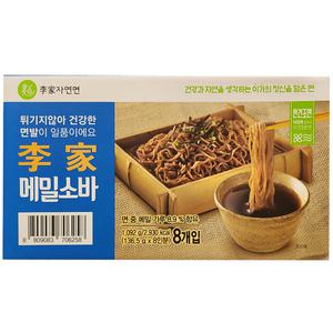 이가자연면 메밀소바 136.5g x 8개입 국수