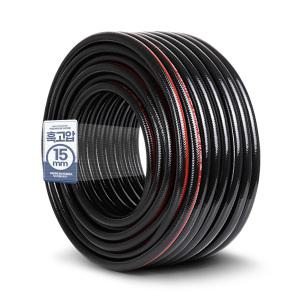 흑고압호스 15x50 물호스 농업용 배수 공업용 pvc 호수