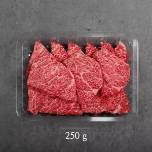 [명품한우금오] (냉장/암소) 한우 1+등급  꽃갈비살 250g