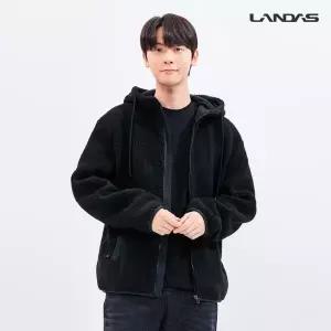 [랜더스][루페코리아] 랜더스 헤비 후드 양털 후리스 자켓 점퍼 JK490W 블랙